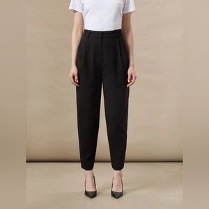 Frank & Oak The Amelia Balloon Fit Pant in Black size 2